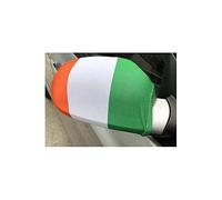 AZ FLAG - Lot de 2 Drapeau de Rétroviseur Irlande - Pack de 2 Drapeaux Irlandais Pour Voiture - Taille Unique