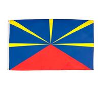 AZ FLAG - Lot de 5 Drapeau La Réunion - 90x60 cm - Drapeau Réunionais - France 100% Polyester Avec Oeillets Métalliques Intégrés