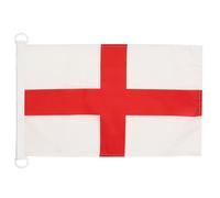 AZ FLAG Pavillon Angleterre 45x30 cm Maille Bloquée Anneaux Plastique | Usage extérieur et nautique Pavillon nautique anglais England avec anneaux en plastique polyester maille