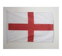 AZ FLAG Pavillon Angleterre 90x60 cm Maille Bloquée Anneaux Plastique | Usage extérieur et nautique Pavillon nautique anglais England avec anneaux en plastique polyester maille