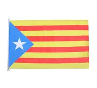 AZ FLAG Pavillon Catalogne Estelada 150x90 cm Anneaux Plastique