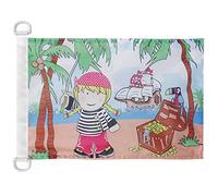 AZ FLAG Pavillon Fille pirate île au trésor 45x30 cm Anneaux Plastique
