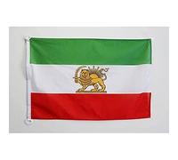 AZ FLAG Pavillon Iran Ancien 90x60 cm Maille Bloquée Anneaux Plastique