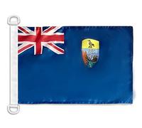 AZ FLAG Pavillon Saint-Hélène 45x30 cm Maille Bloquée Anneaux Plastique