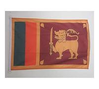 AZ FLAG Pavillon Sri Lanka 45x30 cm Maille Bloquée Anneaux Plastique