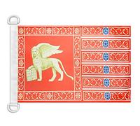 AZ FLAG Pavillon Venise 45x30 cm Maille Bloquée Anneaux Plastique