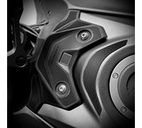 Az Graphishop Autocollant de protection supérieure bouchon essence résine 3D compatible avec Honda CB1000 Hornet 2025-2026 Protection contre les chocs et les rayures Made in Italy AST-HOR1000 (Iridium