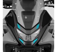 Az Graphishop Autocollant frontal compatible avec Honda XL750 Transalp 2026 Protection contre les chocs et les rayures Made in Italy ADF-TRA-26 (Deep Mud Gray)