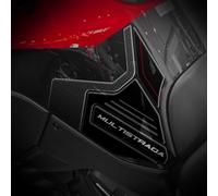 Az Graphishop Autocollants Latéraux Réservoir en Résine 3D Compatible avec Ducati Multistrada V4 Pikes Peak 2025 Protection contre les chocs et les rayures Accessoires Moto Made in Italy L-MV4-PP