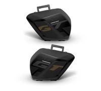 Az Graphishop Autocollants Valige Compatible avec Yamaha Tracer 7 GT 2025-2026 Protection contre les chocs et les rayures Made in Italy VT-TRACER7-GT-25 (Tech Black)