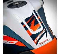 Az Graphishop Pare-réservoir Résine 3D Compatible avec KTM 1390 Super Adventure R 2025-2026 Protection contre les chocs et les rayures Accessoires Moto Made in Italy GP-1390SAR-26
