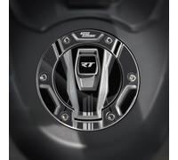 Az Graphishop Protection Bouchon Essence 3D Compatible avec BMW R 1300 RT 2025-2026 Protection contre les chocs et les rayures Made in Italy GP-R1300RT-T-25 (Triple Black)