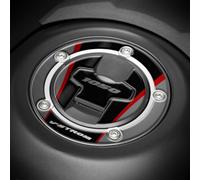 Az Graphishop Protection Bouchon Essence en Résine 3D Compatible avec Suzuki V-Strom 1050SE 2025 Protection contre les chocs et les rayures Accessoires Moto Made in Italy GP-4041 (Black Prague)