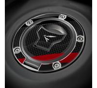 Az Graphishop Protection Bouchon Essence Résine 3D Compatible avec Honda CB750 Hornet 2026 Protection contre les chocs et les rayures Made in Italy GP-6015 (Graphite Black)