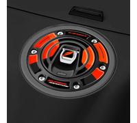 Az Graphishop Protection Bouchon Essence Résine 3D Compatible avec KTM 1390 Super Adventure S 2025-2026 Protection contre les chocs et les rayures Accessoires Moto Made in Italy GP-1390SAS-T-26 (Black