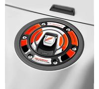 Az Graphishop Protection Bouchon Essence Résine 3D Compatible avec KTM 1390 Super Adventure S 2025-2026 Protection contre les chocs et les rayures Accessoires Moto Made in Italy GP-1390SAS-T-26 (White