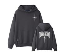 AZ Sweat à capuche K-pop Concert Towards The Light 2024 Sweat-shirt de soutien Merch Sweat-shirt à capuche Contton Top Star Style Sweat-shirt(A Gray,M)