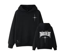 AZ Sweat à capuche K-pop Concert Towards The Light 2024 Sweat-shirt de soutien Merch Sweat-shirt à capuche Contton Top Star Style Sweat-shirt(A Black,M)