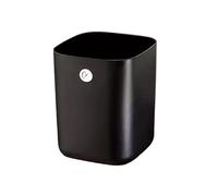 Az4bC5d6 Cuisine Poubelles for usage domestique Salon Cuisine Salle de bain Chambre Toilette Bureau Dortoir Baril stockage Cylindre Corbeille à papier Poubelle Recyclage(Noir,13L)