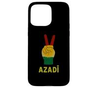 Azadi Kurdistan Signe de la Victoire Drapeau kurde liberté Kurdistan Coque pour iPhone 15 Pro Max