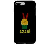Azadi Kurdistan Signe de la Victoire Drapeau kurde liberté Kurdistan Coque pour iPhone 7 Plus/8 Plus