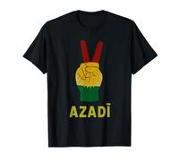 Azadi Kurdistan Signe de la Victoire Drapeau kurde liberté Kurdistan T-Shirt