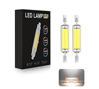 Azanaz Ampoule R7S LED 78mm Dimmable 20W, Lampe LED R7S,au lieu d'une lampe halogène 200W, source lumineuse lampe 2000LM, angle de faisceau 360°, non stroboscopique, 220V-240V (Lumière froide (2ps)
