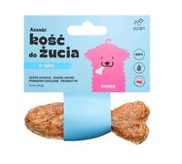 AZANKI Os avec morceau de poisson pour chiot Puppy 12cm