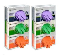 Azar 255630-2PK Lot de 2 distributeurs de boîtes à gants en acrylique - Support mural pour gants et mouchoirs en fil pour cuisine, placard, laboratoire, examen, bureau, laboratoire, soins de santé