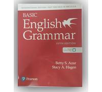 Azar-Hagen Grammar - (AE) - 5th Edition - Student Book with App (International Edition) - Basic English Grammar