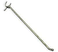 Azar tous les fil galvanisé Crochet en métal, de 50, 700812