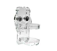 Azarton Support magnétique pour Distributeur d’Eau Hamster, Support Transparent en Acrylique pour Petits Animaux et Oiseaux, Hamsters, Chinchillas, Souris, écureuils, inséparables, calopsittes