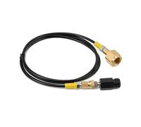 Azarton Tuyau CO2 Haute Pression 1,5 m avec Adaptateur pour appareils à Eau pétillante Quick-Connect et Aquarium, raccord pour Grande Bouteille CO2 p. ex. 2kg, Moins de changements de Cartouche
