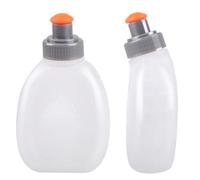 Azarxis Flasque Running Gourde Hydratation Bidon Sport Bouteille d'eau pour Sac à Dos Ceinture Marathon (170ml - 2 Pièces)