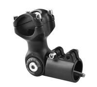 Azarxis Potence de Vélo Réglable 90 Degrés Potence VTT 25,4 31,8 mm Tige de Guidon Riser 60 80 93 100 mm pour Vélo de Route Montagne BMX (Noir, 31,8 x 60 mm)