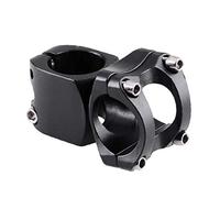 Azarxis Potence VTT Courte en Alliage d'Aluminium 25,4 mm 31,8 mm Potence de Guidon Légère pour Vélo de Route Montagne BMX Montage Facile (02 Noir - 25,4 x 32 mm)