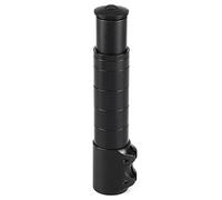 Azarxis Rehausse Potence de Guidon en Alliage d'Aluminium Rallonge Potence VTT Fourche Tige Étendre Riser pour 1-1/8" 28,6mm Vélo de Route BMX (Noirceur Pur, 18.50)