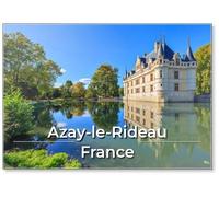 Azay-le-rideau, Château de la Loire, Aimant de Réfrigérateur