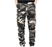 azaz Pantalon Cargo Homme Militaire Pantalons De Survêtement Mode Pantalon De Travail Homme Tactique Multi Poches Combat Stretch Homme Extensible Séchage Rapide Baggy Pants Sweatpants Pas Cher