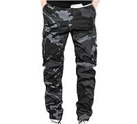 Azaz Pantalon Cargo Militaire Homme - Pantalon De Travail Tactique Multi Poches Combat Stretch Extensible Séchage Rapide Baggy Sweatpants