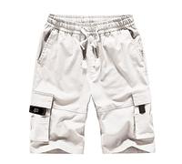 azaz Short Cargo Homme Short Homme Multipoches Shorts Et Bermudas Homme Pochettes Homme Short De Travail Homme Jogging Homme Respirant Bermuda Homme Ceinture Elastique Cargo 1/2 Été Pantalon Été