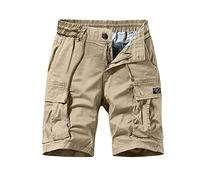 azaz Short Cargo Homme Short Homme Multipoches Shorts Et Bermudas Homme Short De Travail Homme Pochettes Respirant Bermuda Homme Pantacourt Homme Été Pants Avce Zippée Décontractés Slim Fit Shorts