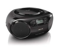 AZB500B DAB Lecteur de CD avec amplification dynamique des basses Noir