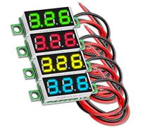 AZDelivery 0.28 inch Mini Digital Voltmeter avec 7-Segment LED Display 2.5V - 30V, Voltage Display, Module de Mesure Tension Compatible avec Arduino Incluant Un E-Book!