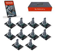 AZDelivery 10 x KY-040 Module Encodeur Rotatif compatible avec Arduino et Raspberry Pi incluant un E-Book!