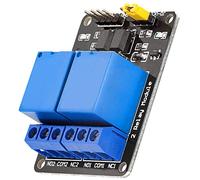 AZDelivery 2 canaux Module Relais 5V avec optocoupleur Low-Level-Trigger Compatible avec Arduino et Raspberry Pi incluant Un Ebook!