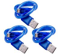AZDelivery 3 x Câble USB Bleu pour USB A à USB Micro B, avec USB 2.0