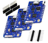 AZDelivery 3 x D1 Mini Pro Compatible avec Arduino incluant Un Ebook!