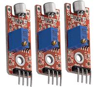 AZDelivery 3 x KY-038 Module d'acquisition Acoustique Microphone Voix - Capteur de Son Module Petit Compatible avec Arduino et Raspberry Pi y Compris Un eBook