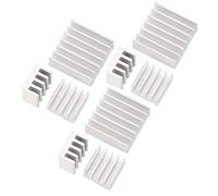 AZDelivery 3 x Lot de 3 en Aluminium dissipateur Thermique Passif dans différentes Tailles pour Raspberry Pi modèle A + B
